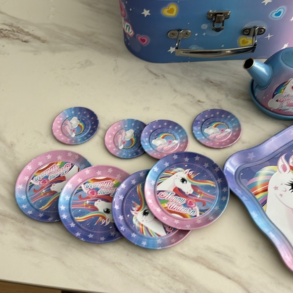 Unicorn pretend tea set - Picture 7 of 8